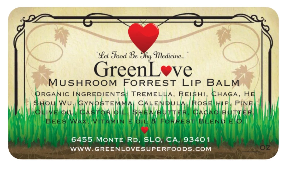 Mushroom Forrest Lip Balm