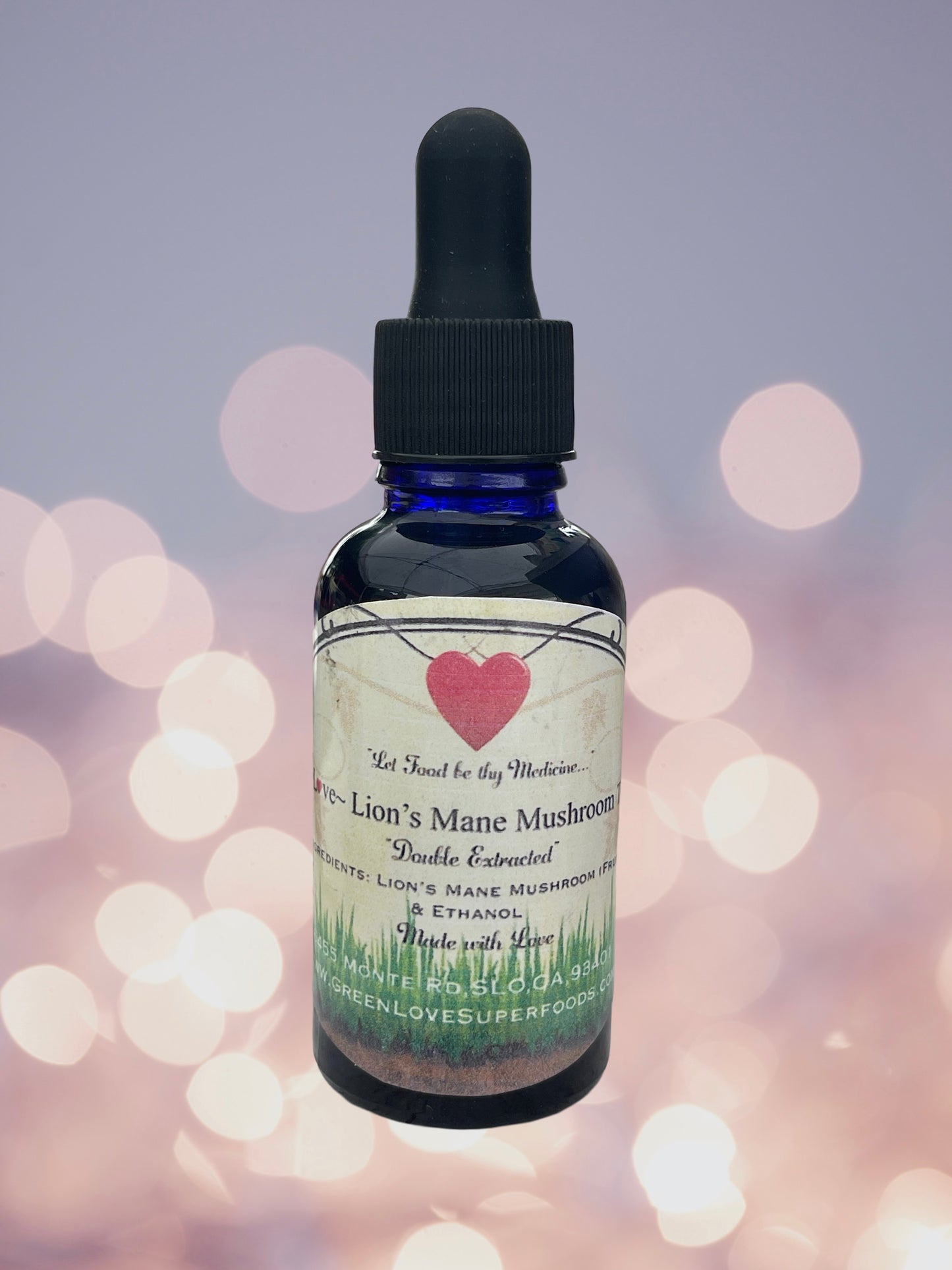 Lions Mane Mushroom Tincture (Double Extracted)