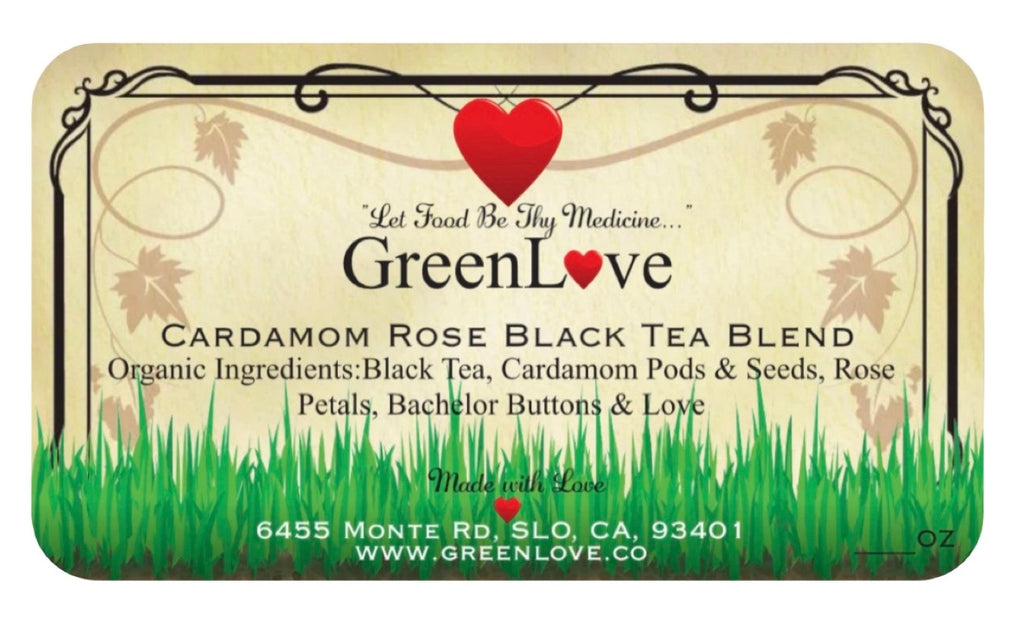 Cardamom Rose Black Tea Blend