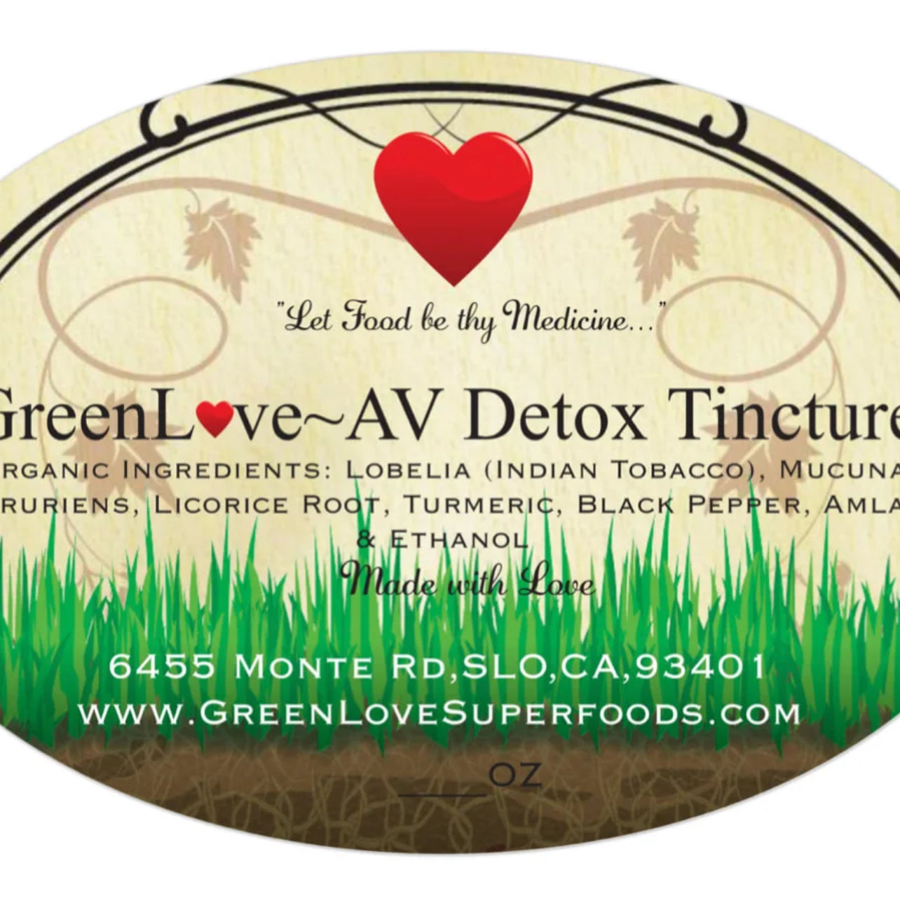 AV Detox Herbal Tincture