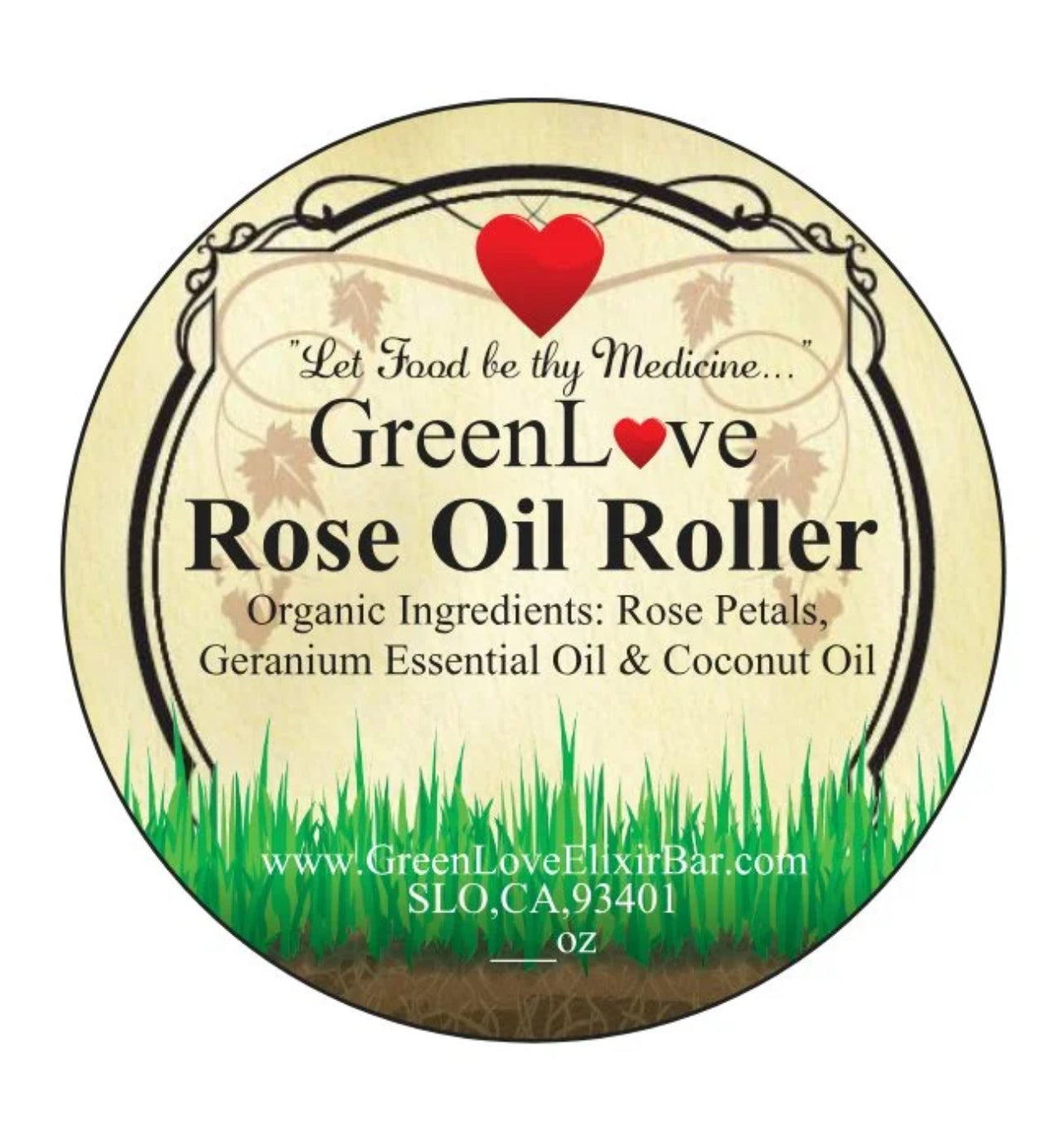 Rose Oil Roller