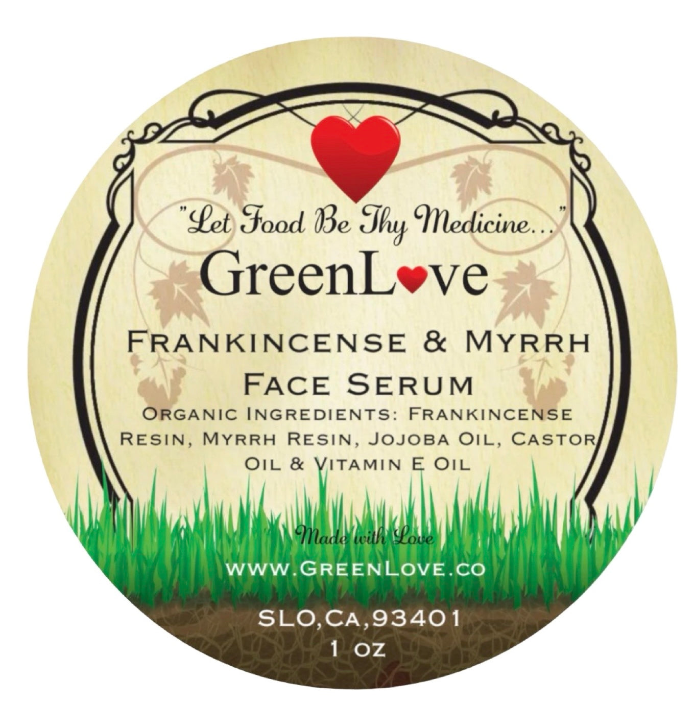 Frankincense & Myrrh Face Serum