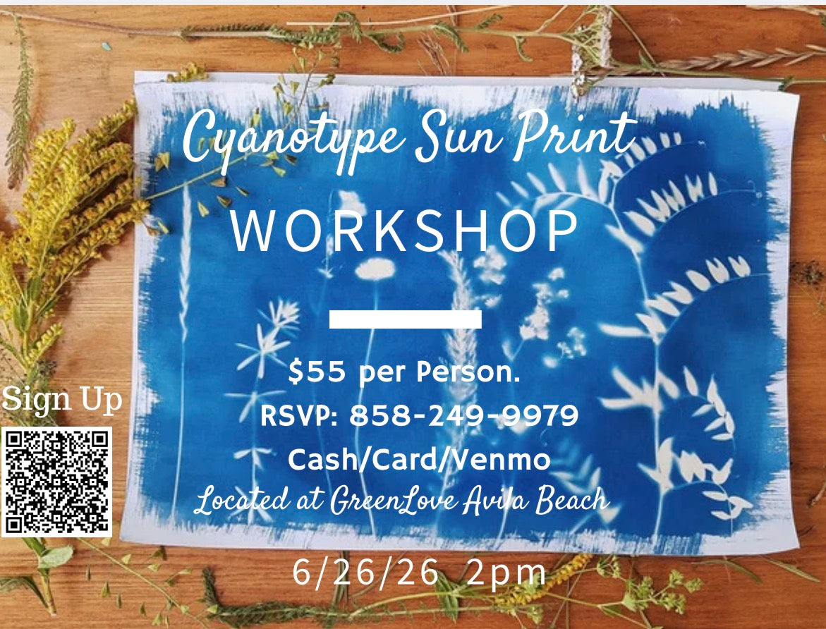 Cyanotype Sun Print Workshop