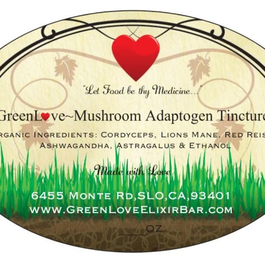 Mushroom Adaptogen Herbal Tincture