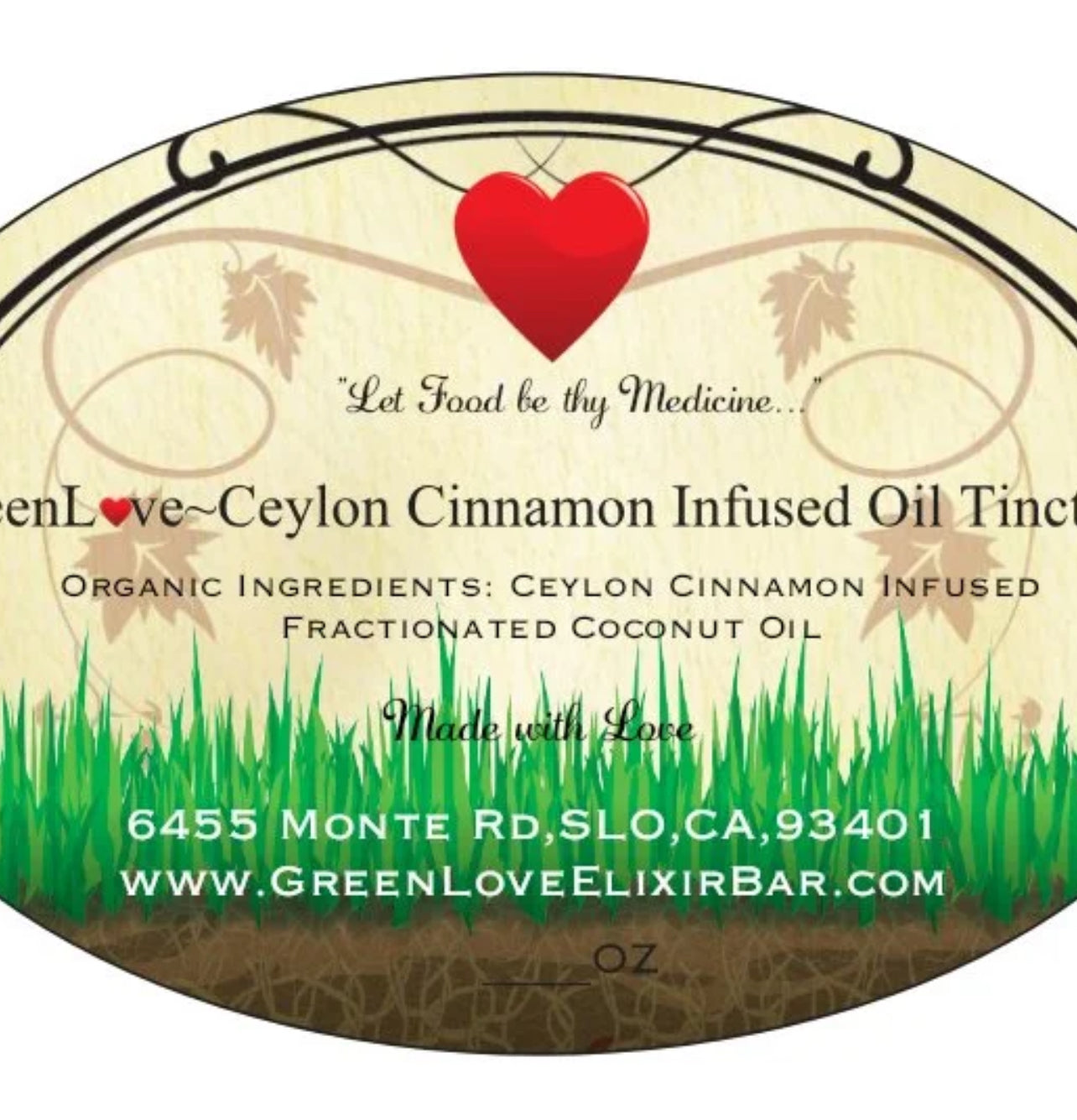 Ceylon Cinnamon Infused Oil Tincture