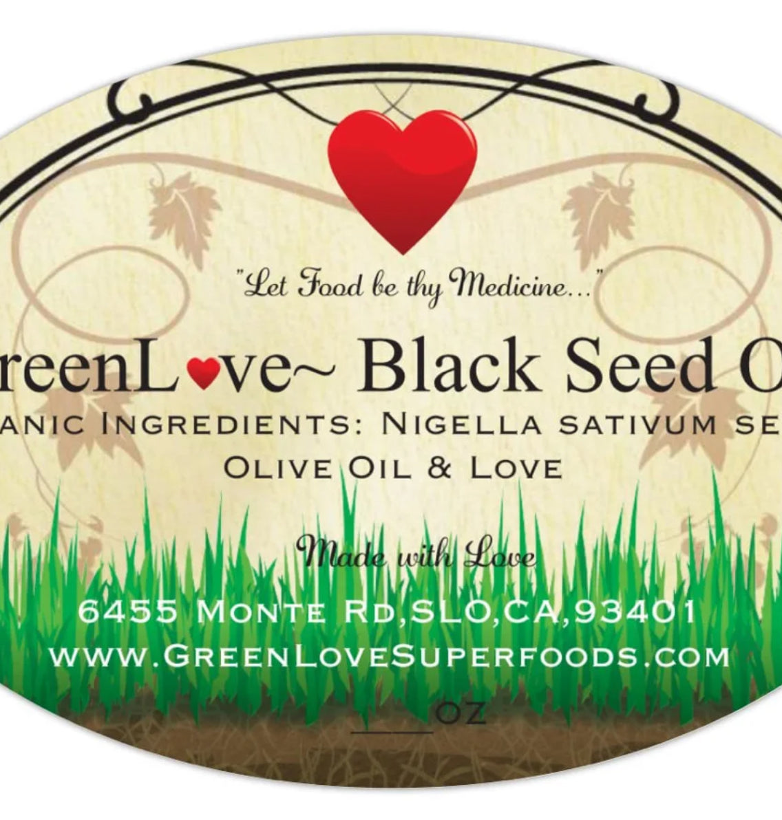 Black Seed Oil Tincture