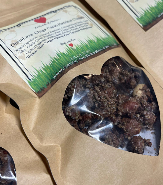 Chaga Cacao Hazelnut Clusters