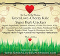 Cheezy Kale Super Herb Crackers