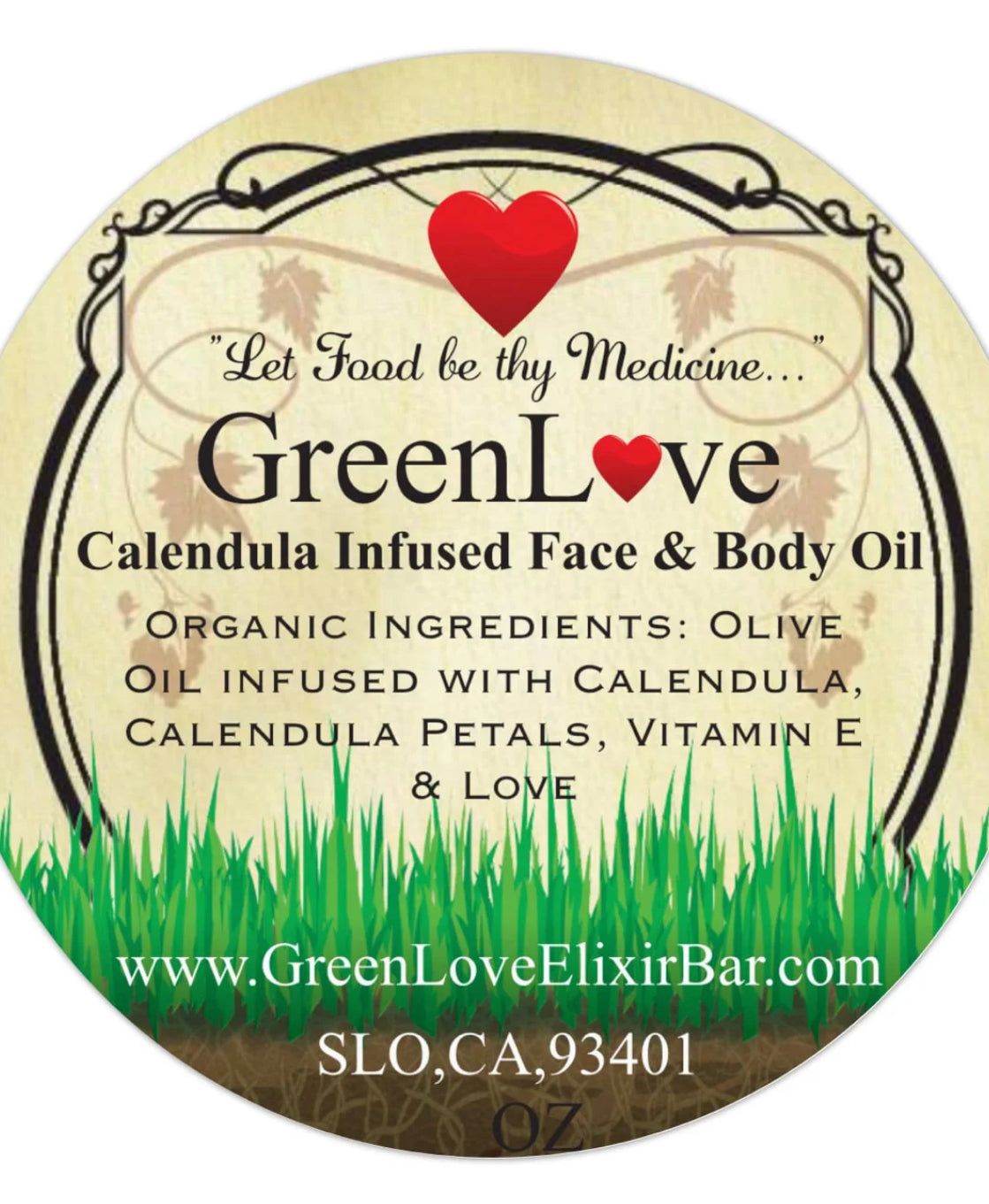 Calendula Infused Face & Body Oil