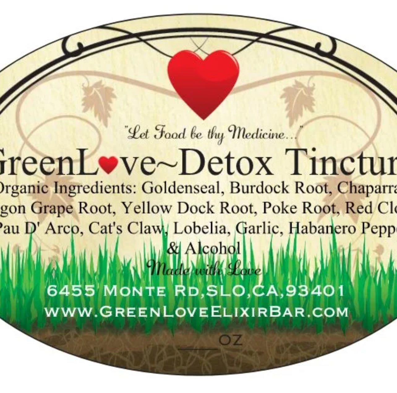 Detox Tincture