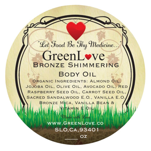 Bronze Shimmering Body Oil (Tanning Beach Oil)