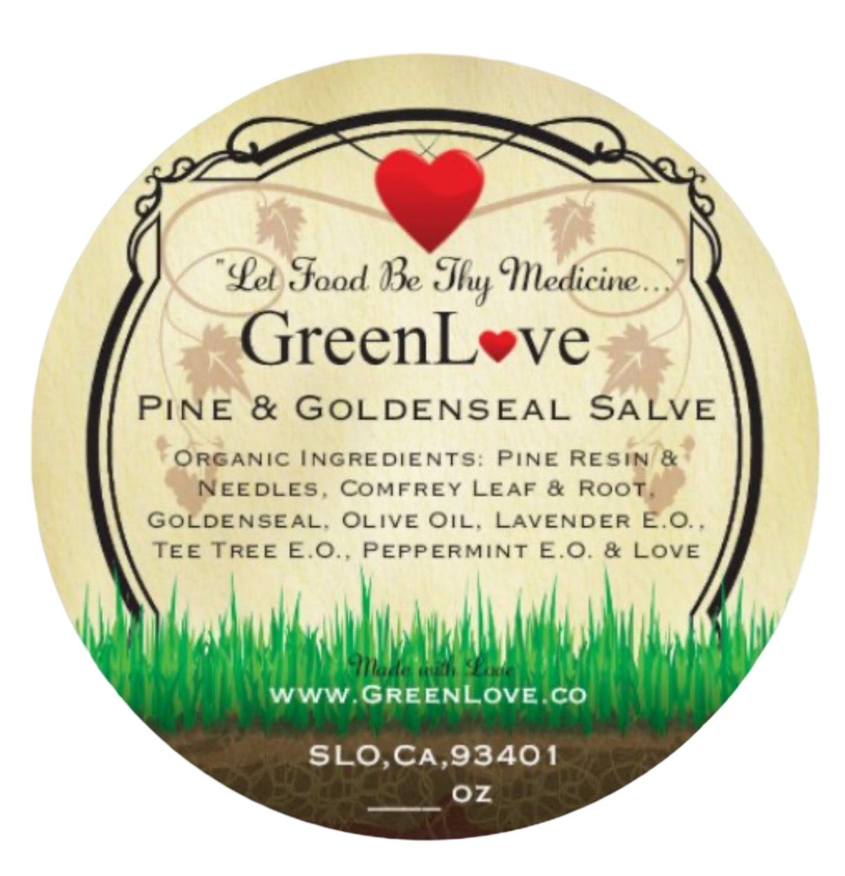 Pine & Goldenseal Salve