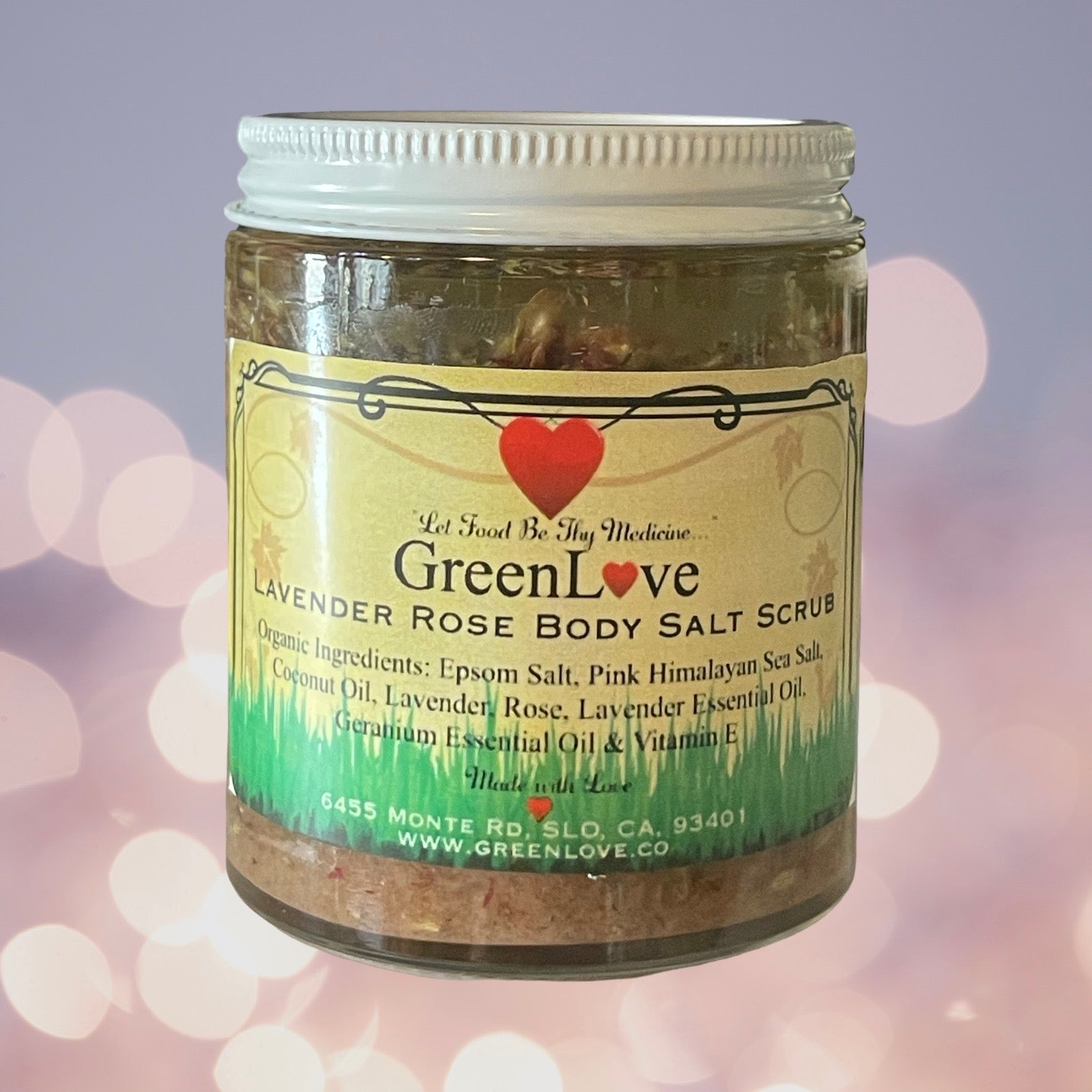 Lavender Rose Body Salt Scrub