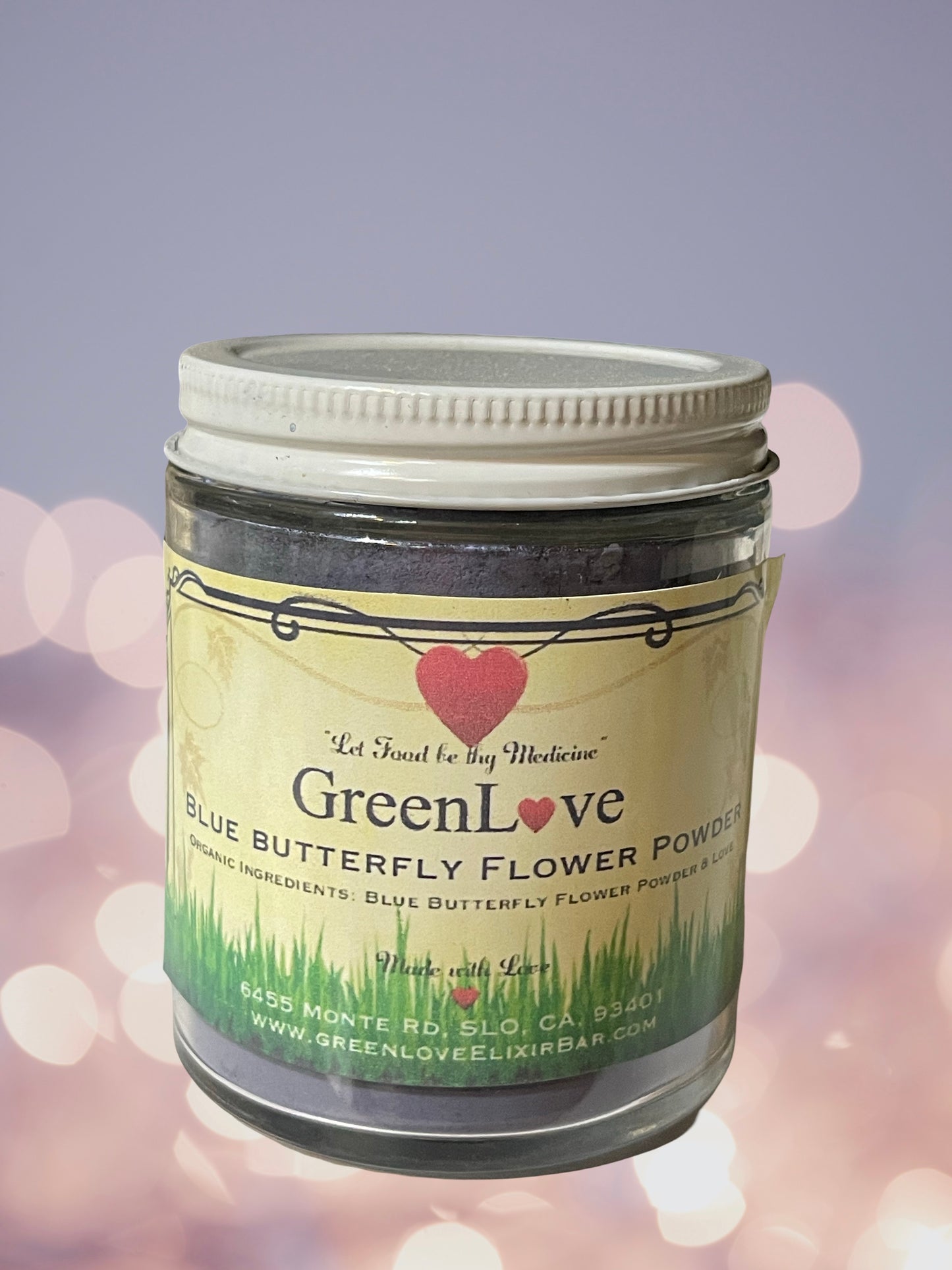 Blue Butterfly Flower Powder