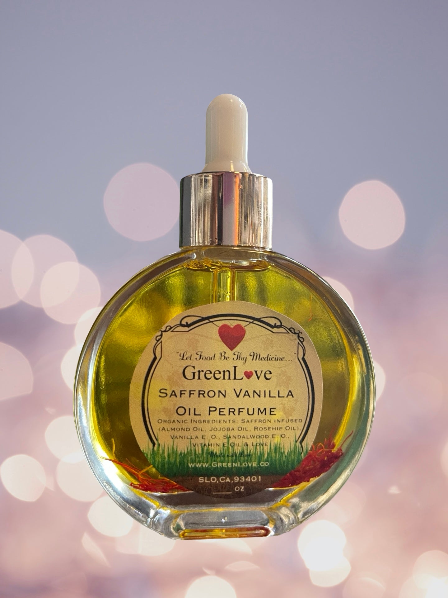 Saffron Vanilla Oil Perfume
