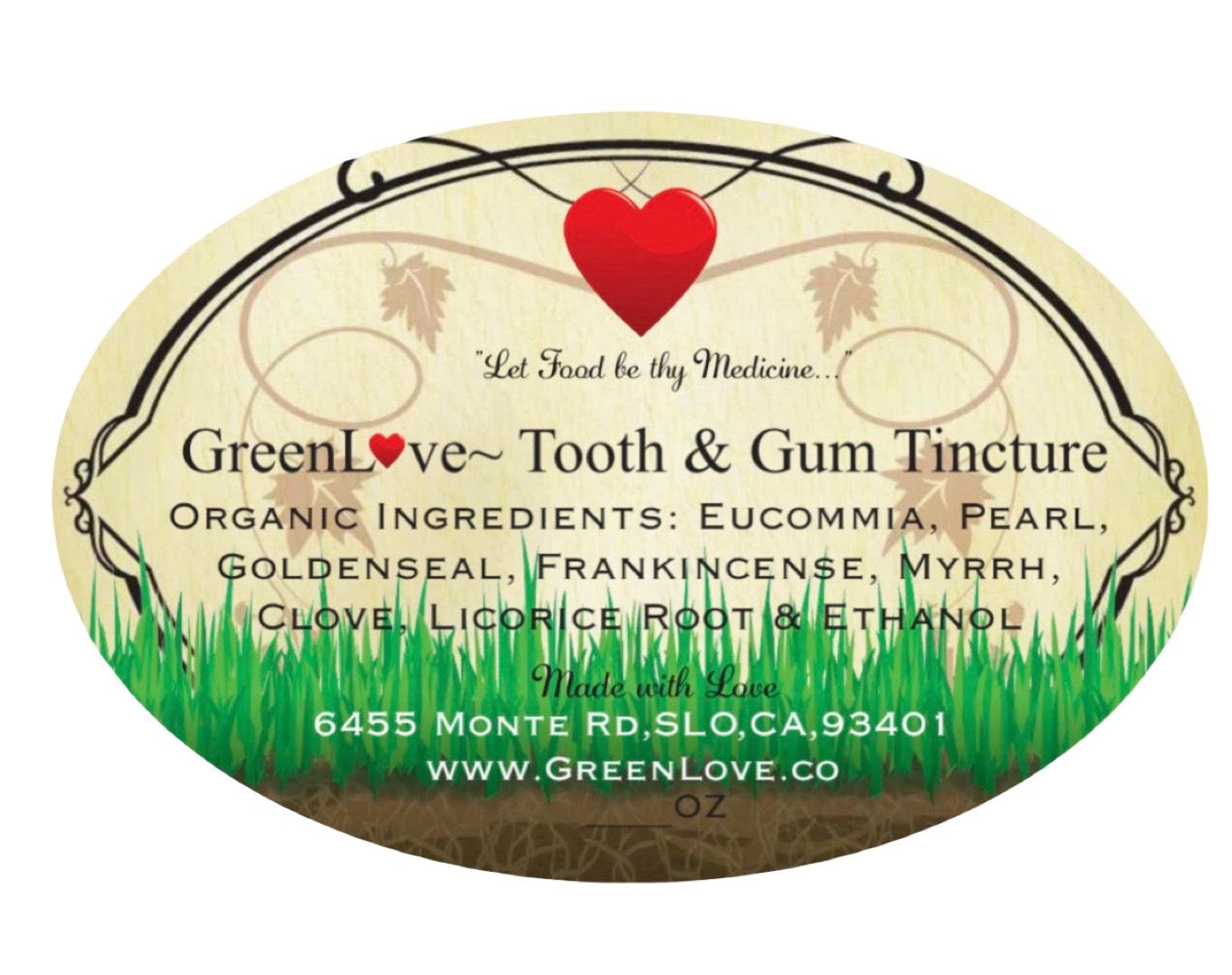 Tooth & Gum Tincture