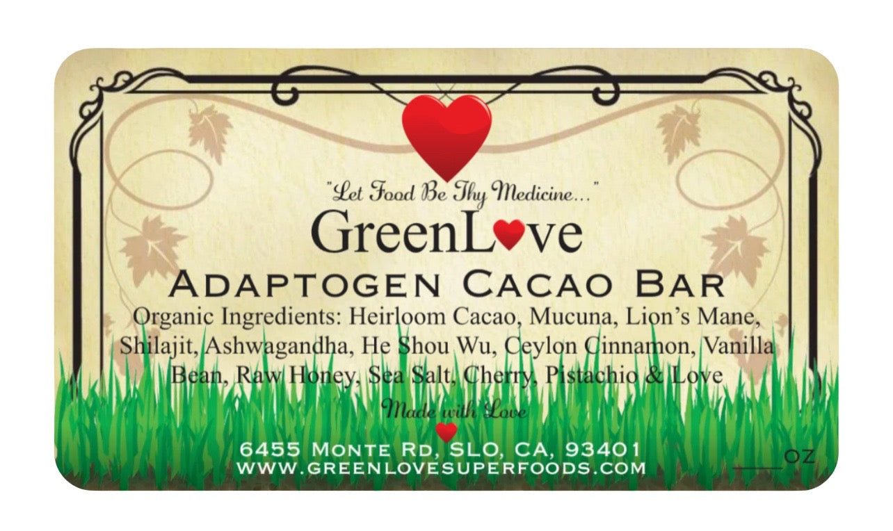 Adaptogen Cacao Bar