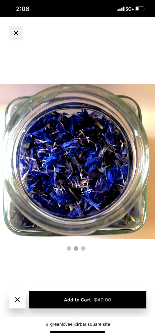 Dried Edible Cornflower Petals