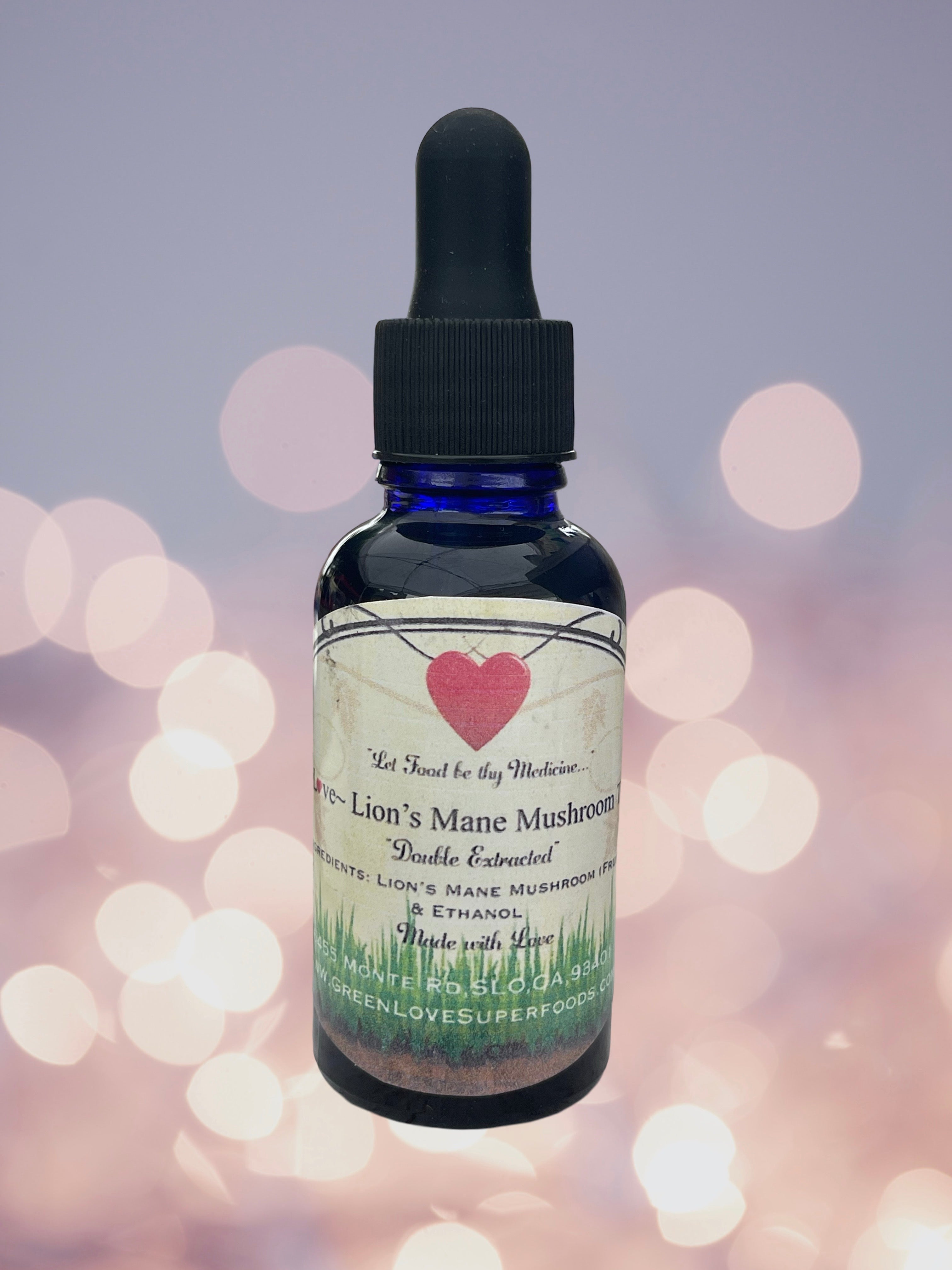 Lions Mane Mushroom Tincture (Double Extracted)