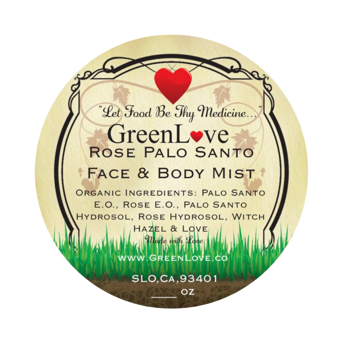 Rose Palo Santo Face & Body Mist