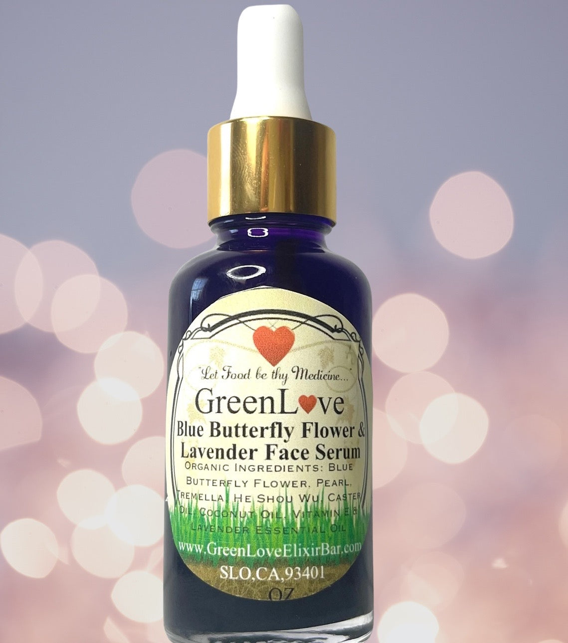 Blue Butterfly Flower & Lavender Face Serum