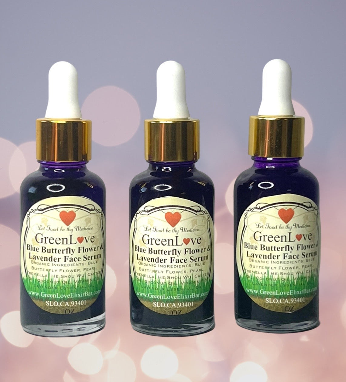 Blue Butterfly Flower & Lavender Face Serum