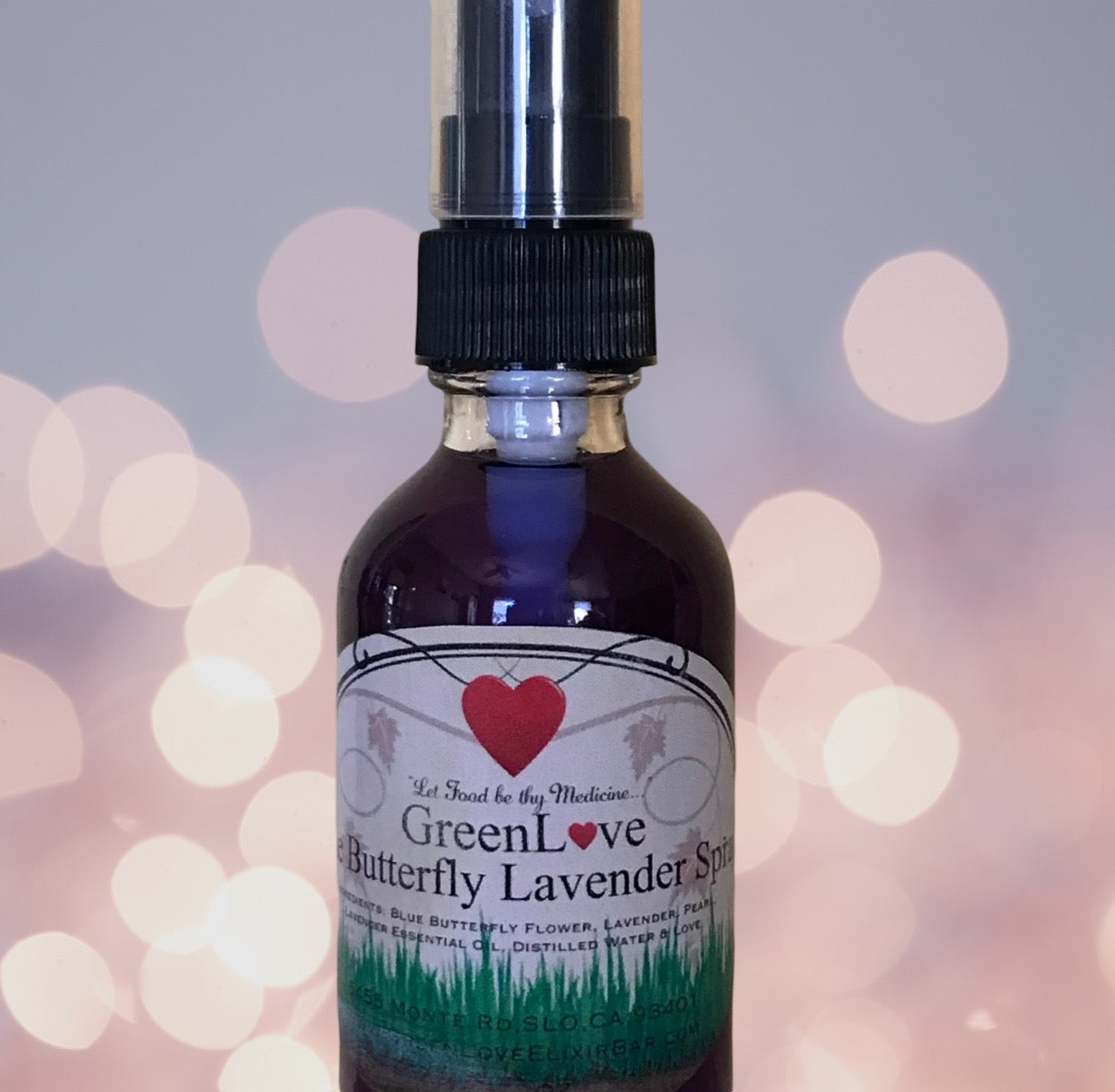 Blue Butterfly Lavender Spray